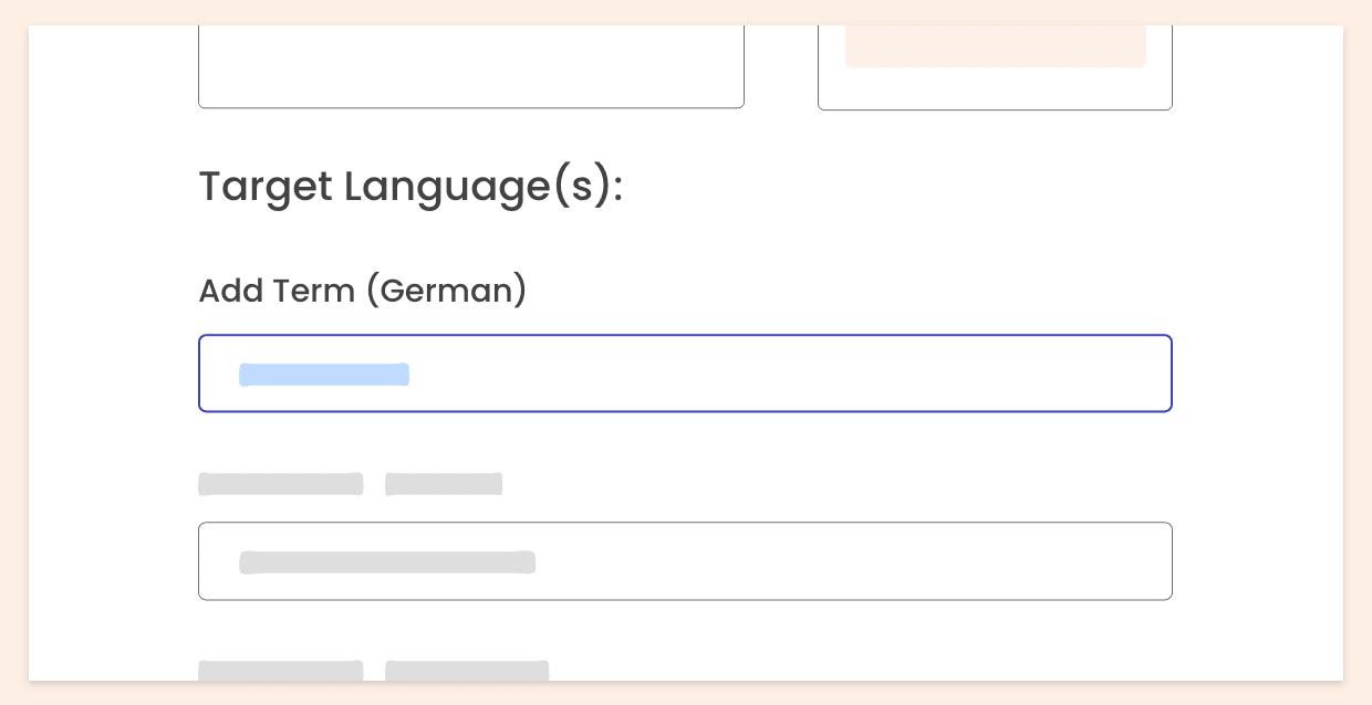 Target term